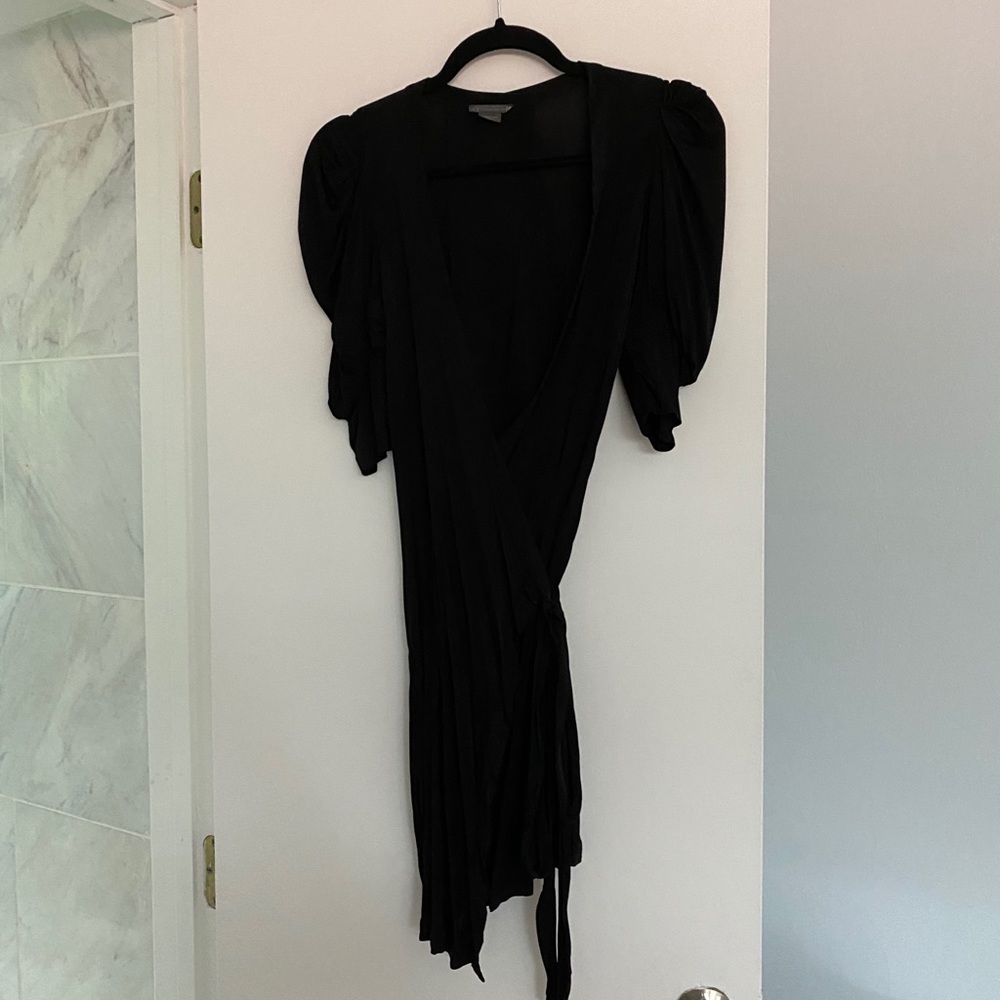 Black Wrap Dress